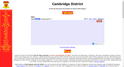 Desktop Screenshot of cambridgeringing.info